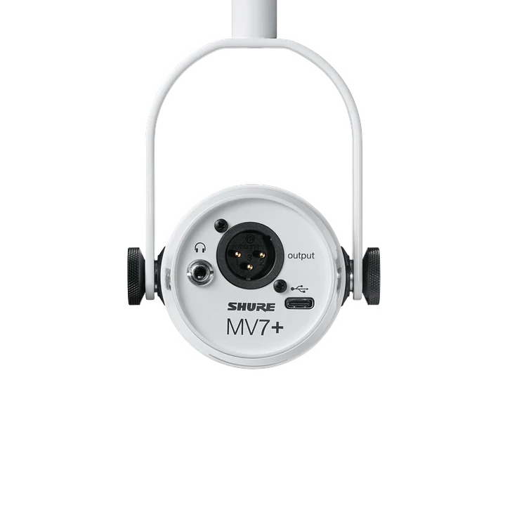 Micrófono Shure Dinámico MV7+ White 3