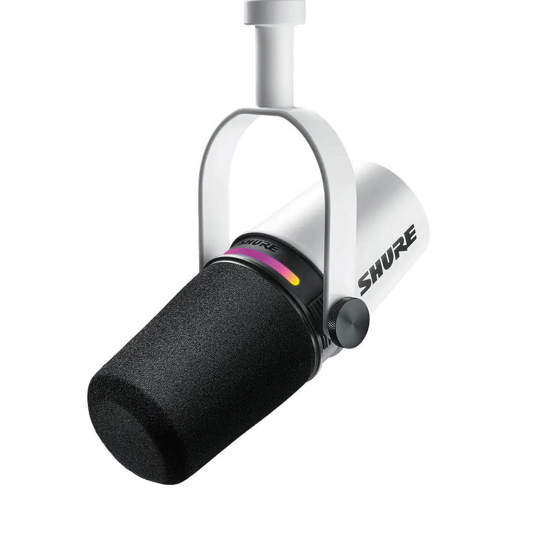 Micrófono Shure Dinámico MV7+ White 1