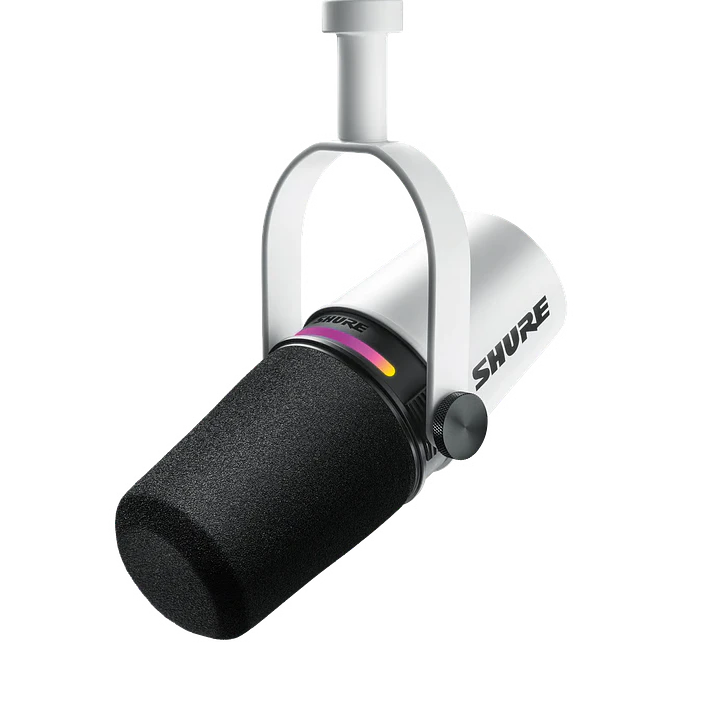 Micrófono Shure Dinámico MV7+ White 1