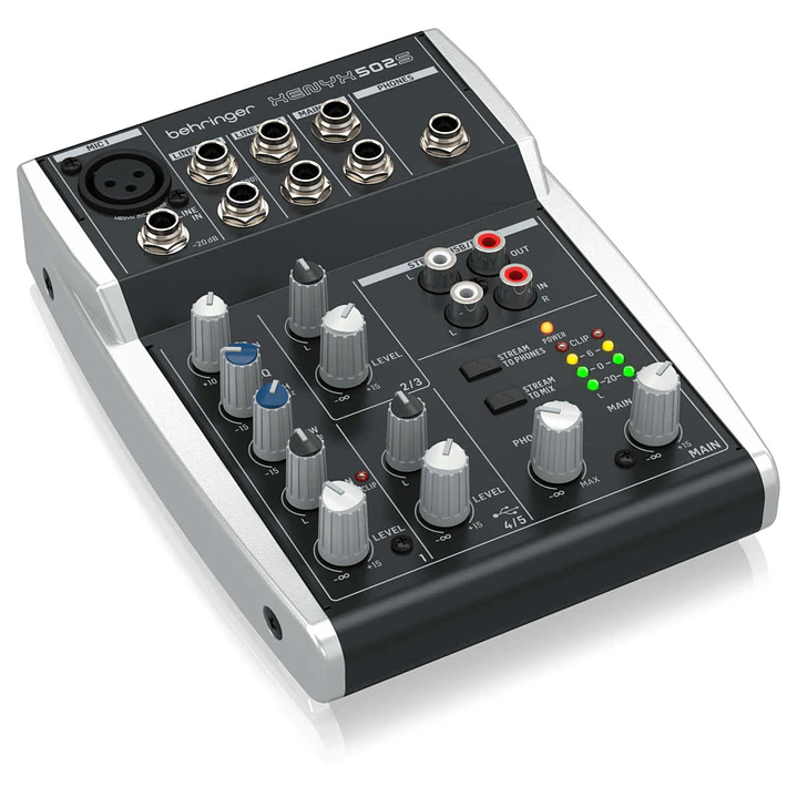 Mixer Interfaz de audio Behringer Xenyx 502S 2