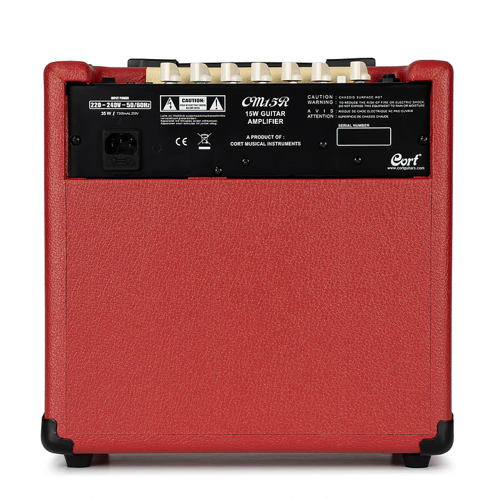 Amplificador Cort de Guitarra CM15R Dark Red 15W 3