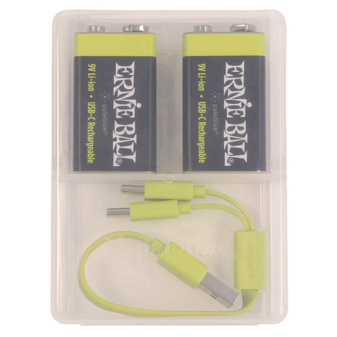 Batería USB‑C recargable 9V Ernie Ball by Paleblue — Pack de 2 6