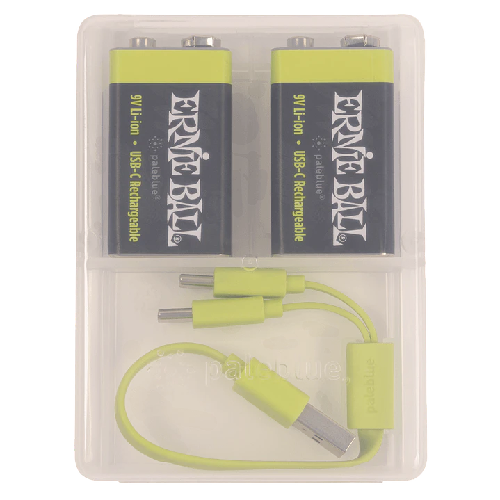 Batería USB‑C recargable 9V Ernie Ball by Paleblue — Pack de 2 6