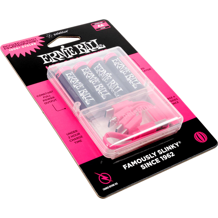 Batería USB‑C recargable AA Ernie Ball by Paleblue — Pack de 4 3