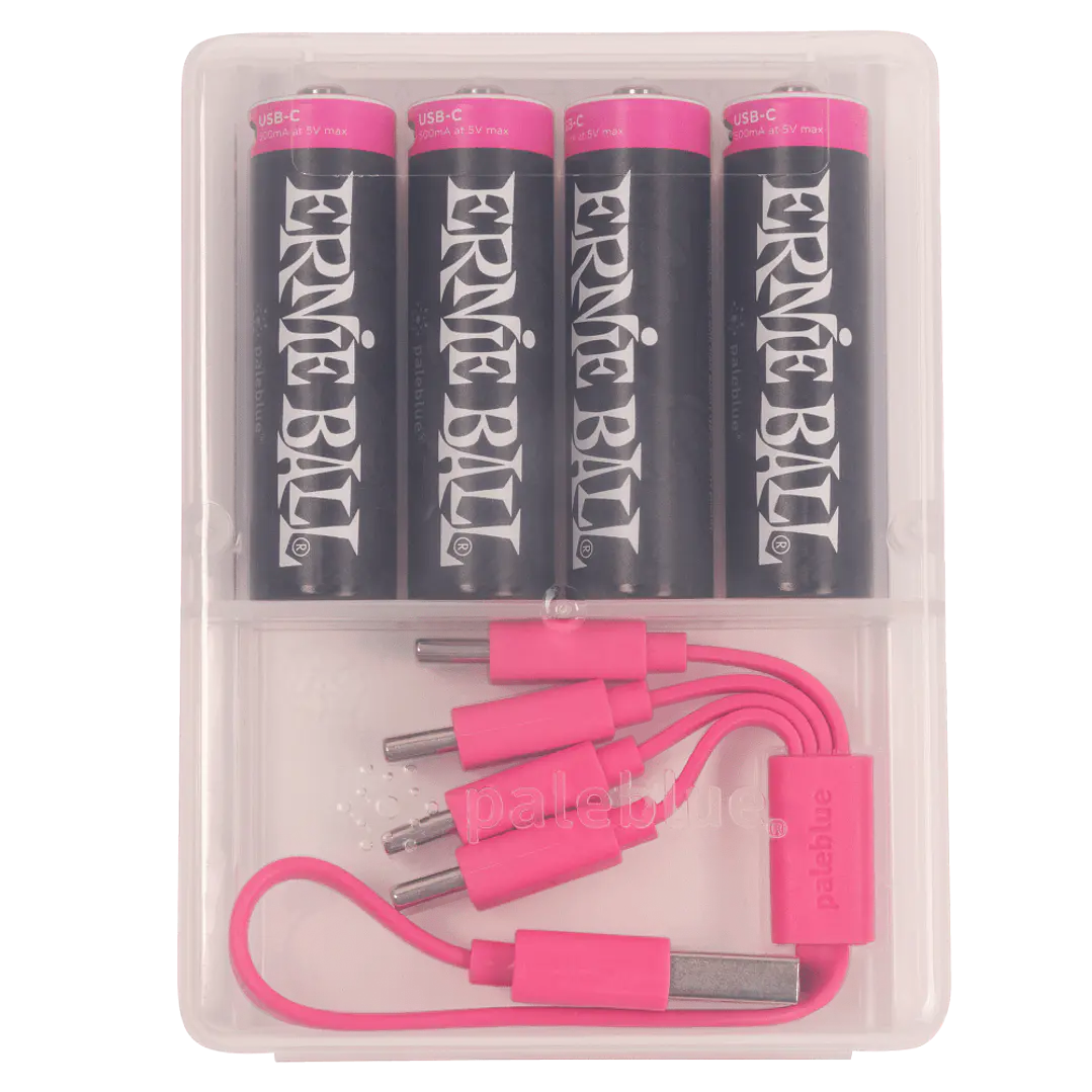 Batería USB‑C recargable AA Ernie Ball by Paleblue — Pack de 4 6