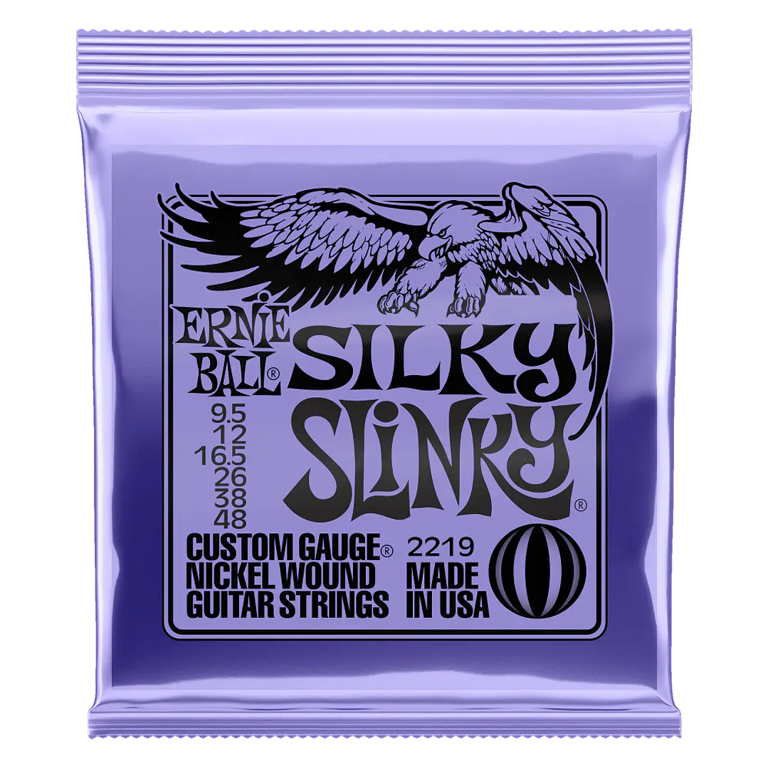 Cuerdas para Guitarra Eléctrica Silky Slinky 9.5-48 P02219 1