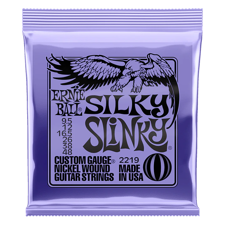 Cuerdas para Guitarra Eléctrica Silky Slinky 9.5-48 P02219 1