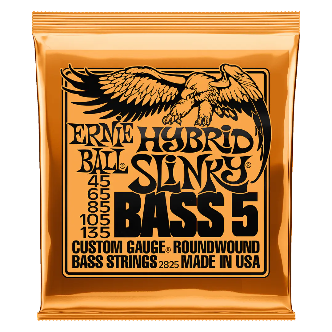 Cuerdas para Bajo Eléctrico 5-string Hybrid Slinky 45-135 P02825 1