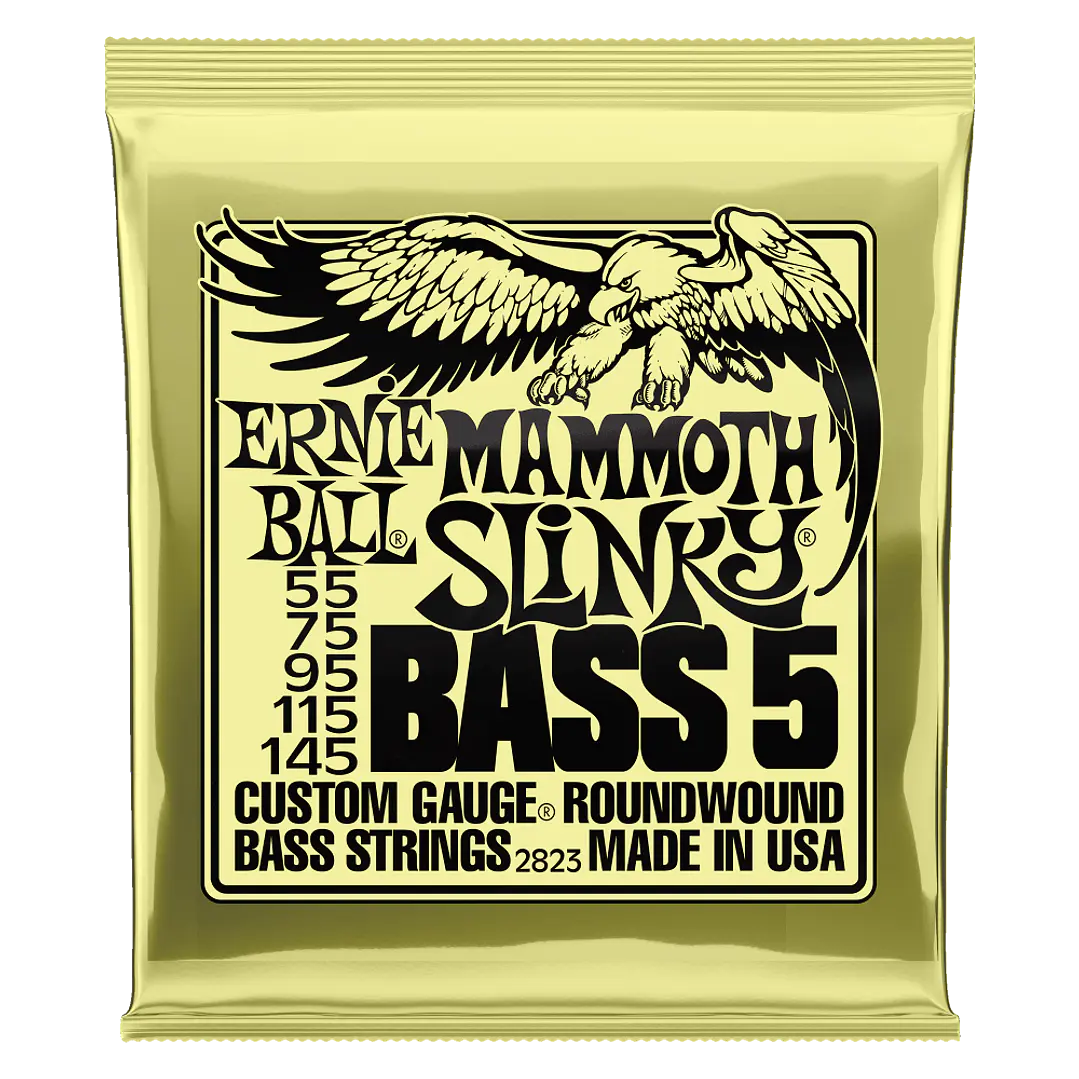 Cuerdas para Bajo Eléctrico 5-string Mammoth Slinky 55-145 P02823 1
