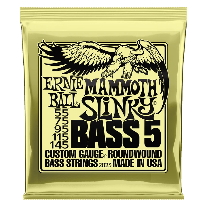 Cuerdas para Bajo Eléctrico 5-string Mammoth Slinky 55-145 P02823 1