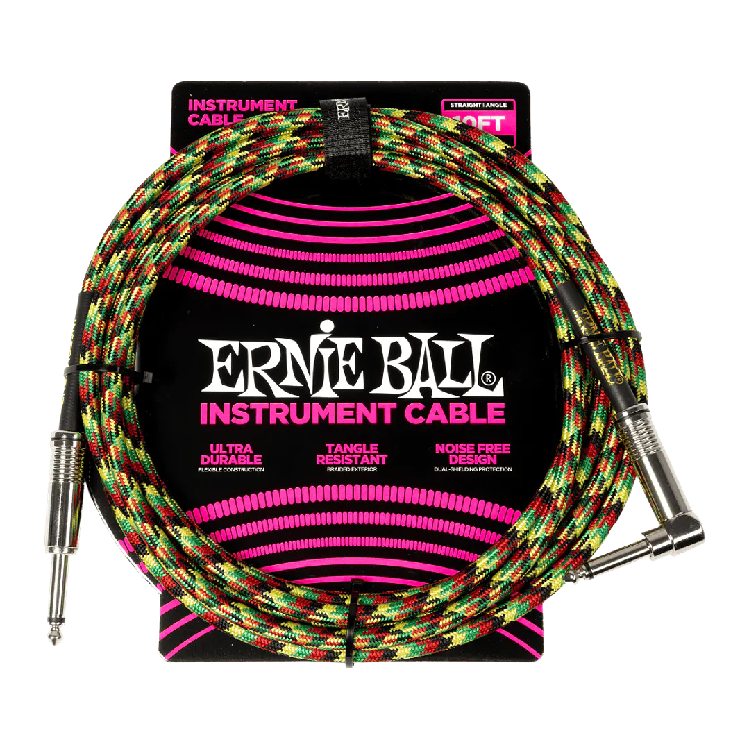 Cable de Instrumento Trenzado Recto/Angulado 3m - Good Vibrations P06481 1