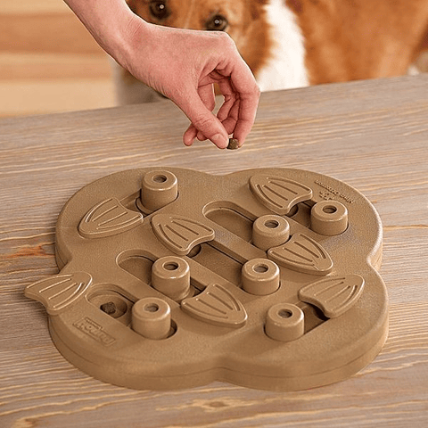 Dog puzzle hide n slide