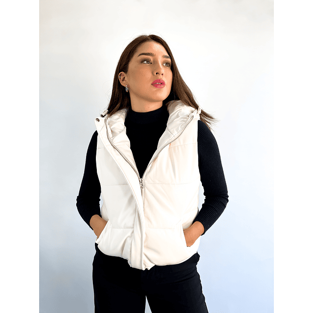 Puffa sin mangas acolchada