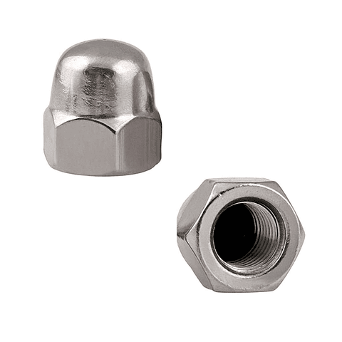 Tuerca Ciega (Gorro) Acero Inoxidable 304 A2-70 – Rosca Métrica