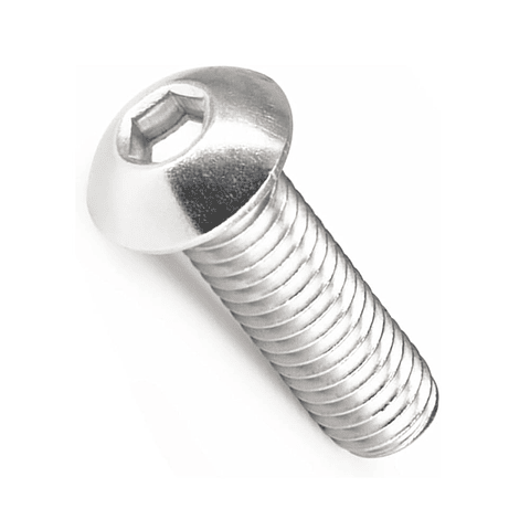 Perno Parker Button Acero Inoxidable 304 Metrico