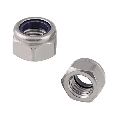 Tuerca Seguro Nylon Acero Inoxidable 304 UNC
