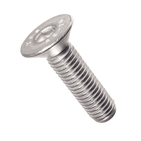 Perno Parker Plano Avellanado Acero Inoxidable 304 UNC