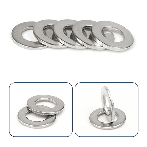 Golilla Plana Acero Inoxidable 304 Metrica