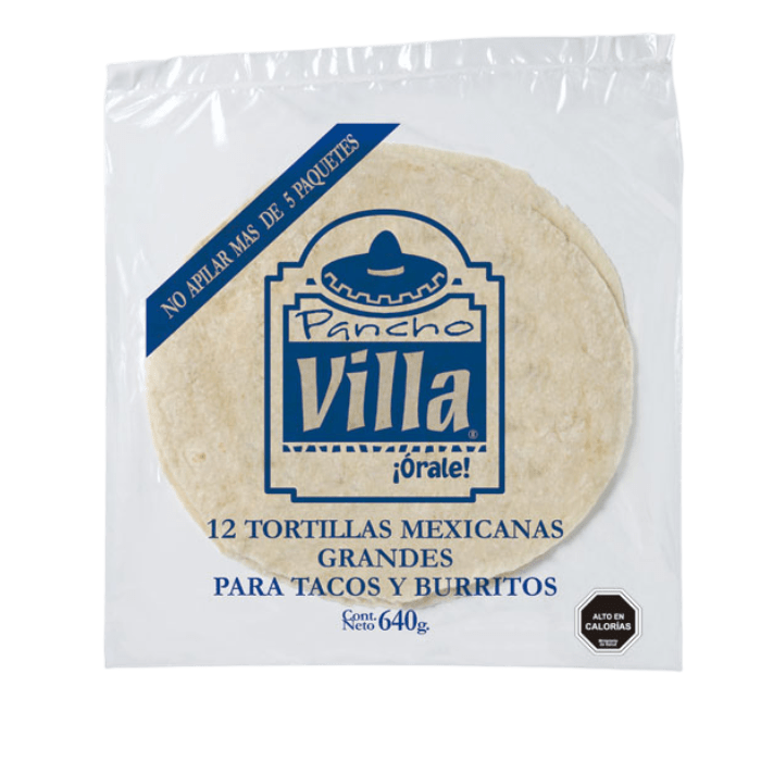 Tortillas grandes Pancho Villa