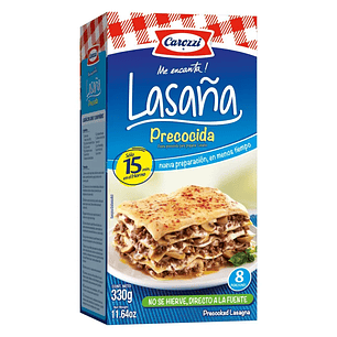 Lasaña precocida 