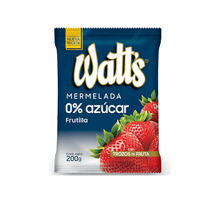 Mermelada de frutilla 0% azúcar