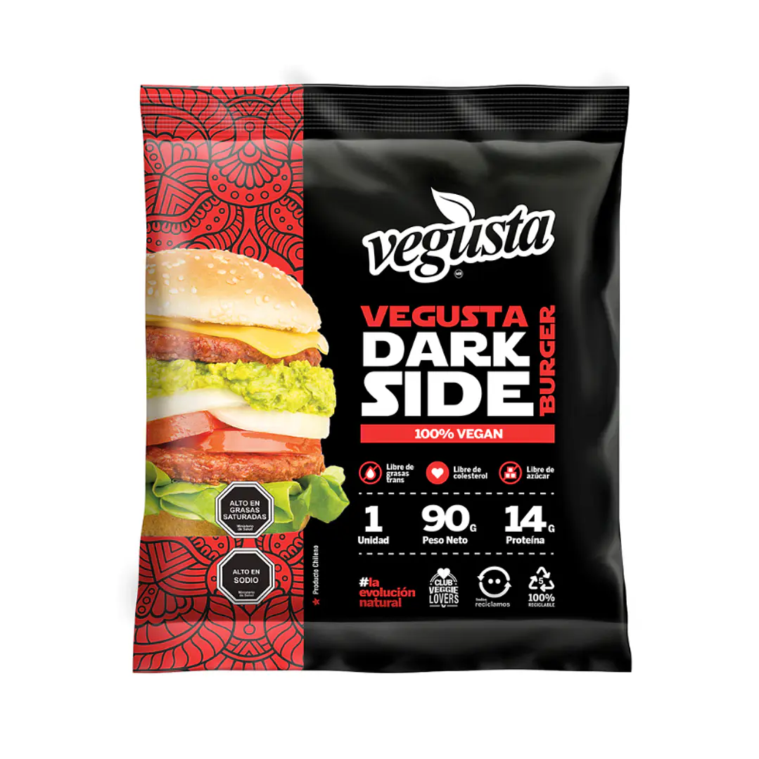 Hamburguesa Vegusta Dark Side 1