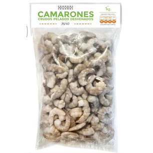 Camarones crudos