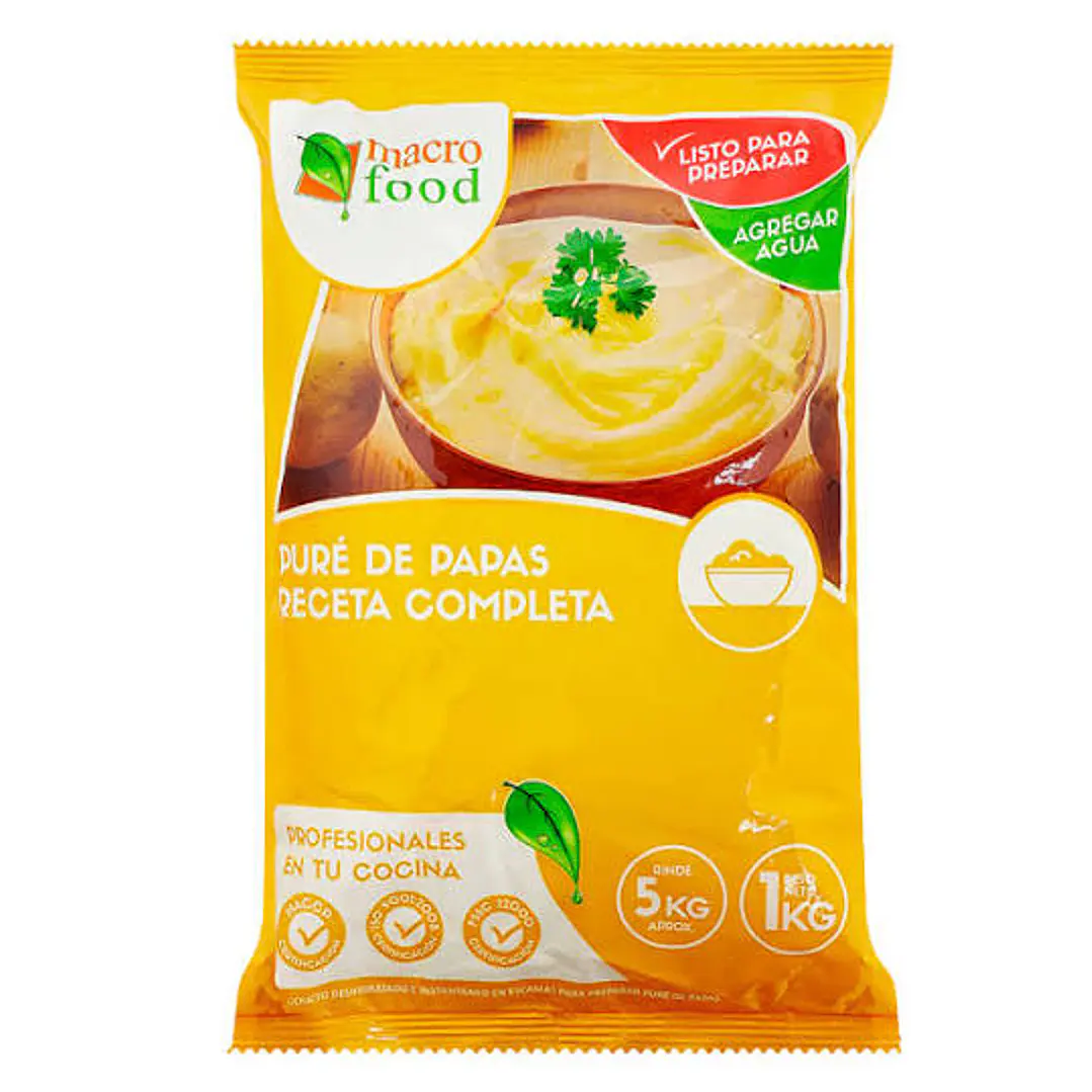 Puré de papas  1