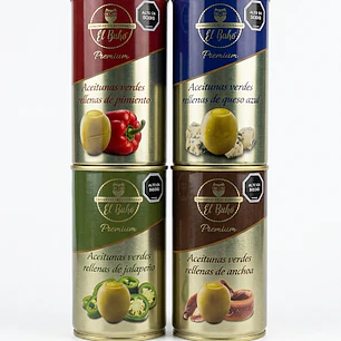 Aceitunas verdes rellenas 