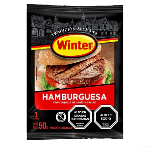 Hamburguesa de vacuno y cerdo