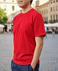 Polera lisa cuello redondo roja - Miniatura 3