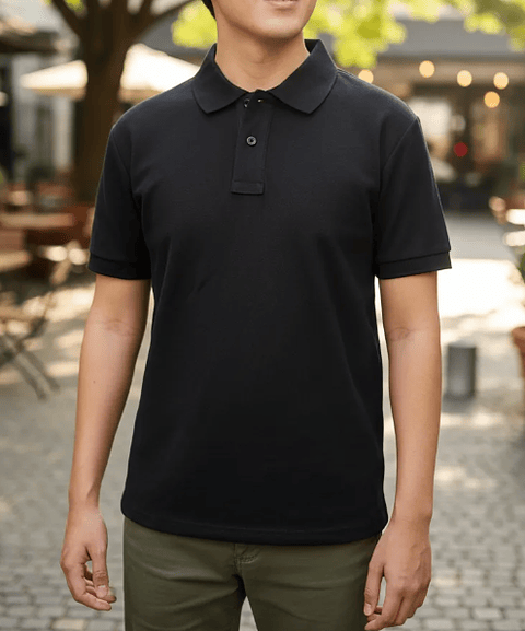 Polera piqué manga corta