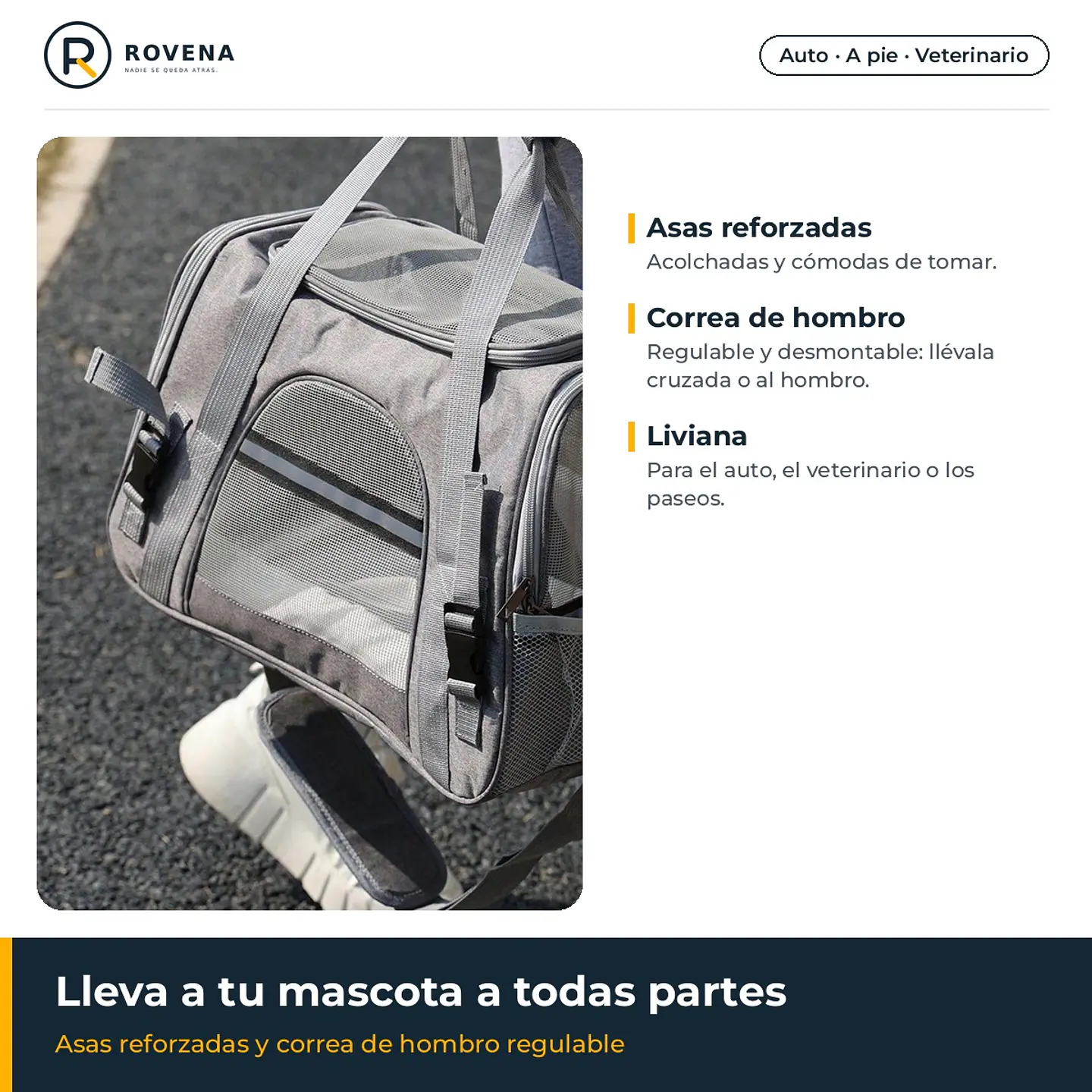 Bolso de transporte para mascotas talla L (hasta 8 kg) 3