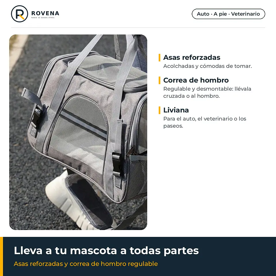 Bolso de transporte para mascotas talla L (hasta 8 kg) 3
