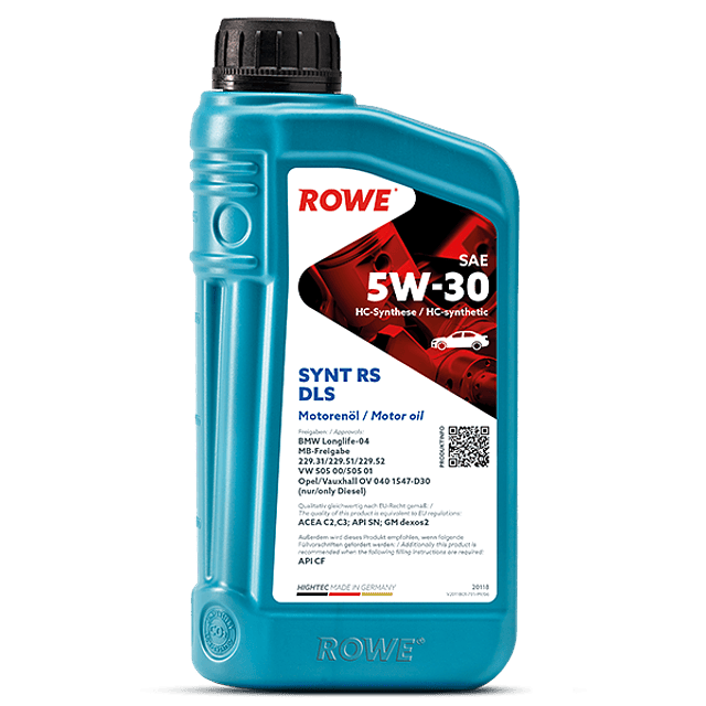 ACEITE MOTOR HIGHTEC SYNT RS C5 0W-20 ROWE