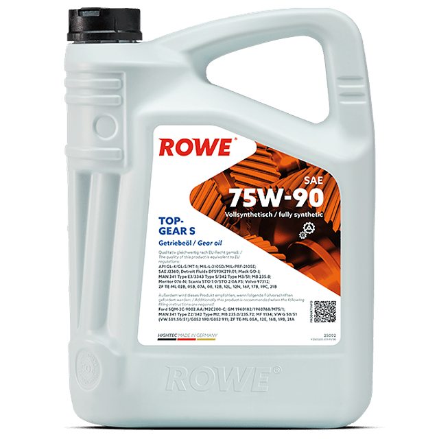 ACEITE TRANSMISION TOPGEAR 75W-90 S ROWE
