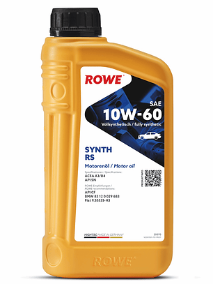 ACEITE MOTOR HIGHTEC SYNTH RS 10W-60