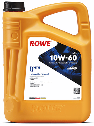 ACEITE MOTOR HIGHTEC SYNTH RS 10W-60