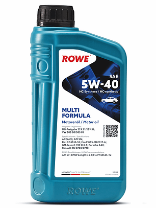 ACEITE MOTOR HIGHTEC MULTI FORMULA 5W-40