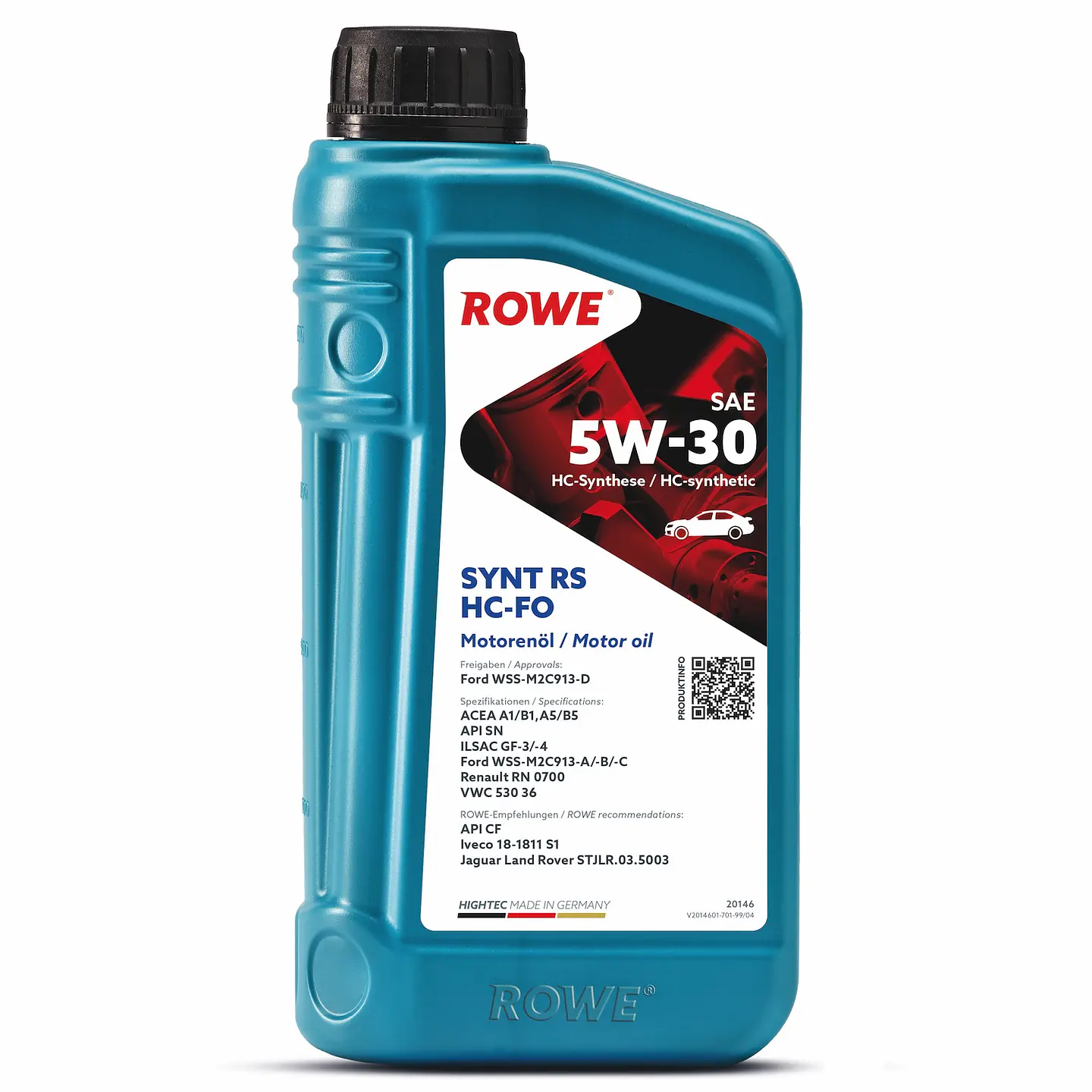 ACEITE MOTOR HIGHTEC SYNT RS HC-FO 5W-30 1