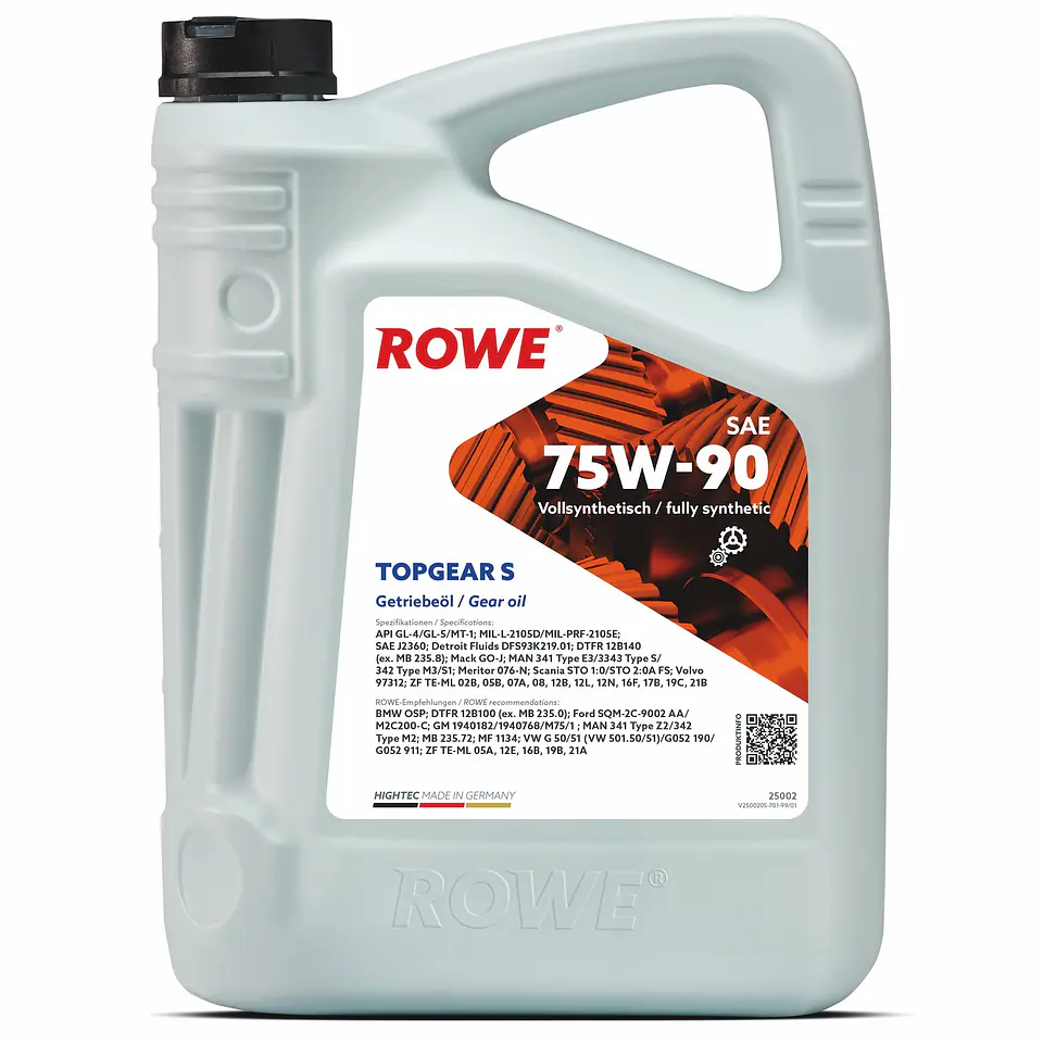 ACEITE TRANSMISION TOPGEAR S 75W-90 2