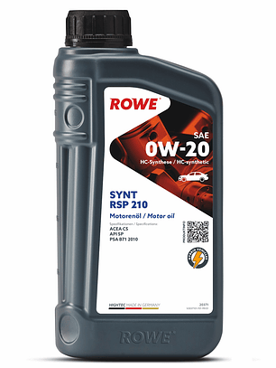 ACEITE MOTOR HIGHTEC SYNT RSP 210 0W-20