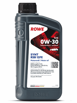 ACEITE MOTOR HIGHTEC SYNT RSB 12FE SAE 0W-30
