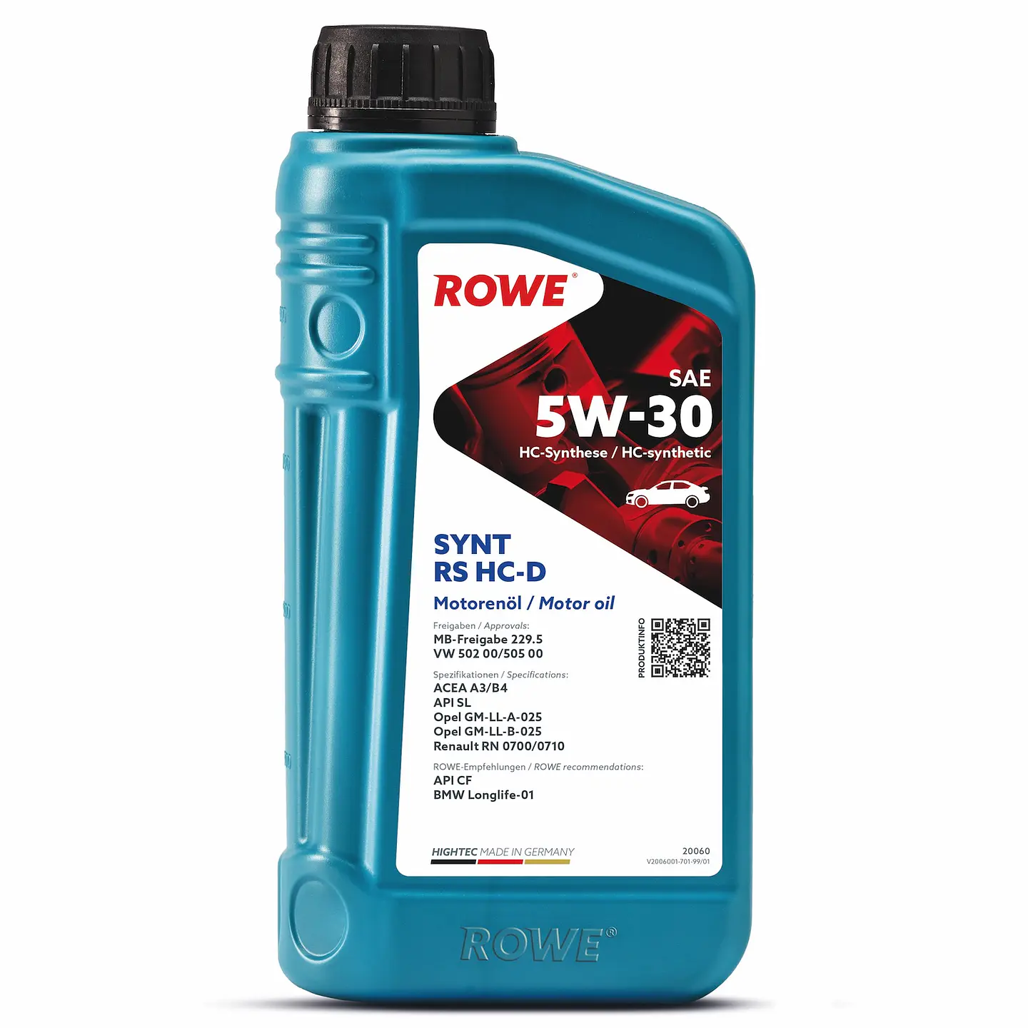 ACEITE MOTOR HIGHTEC SYNT RS HC-D 5W-30 1