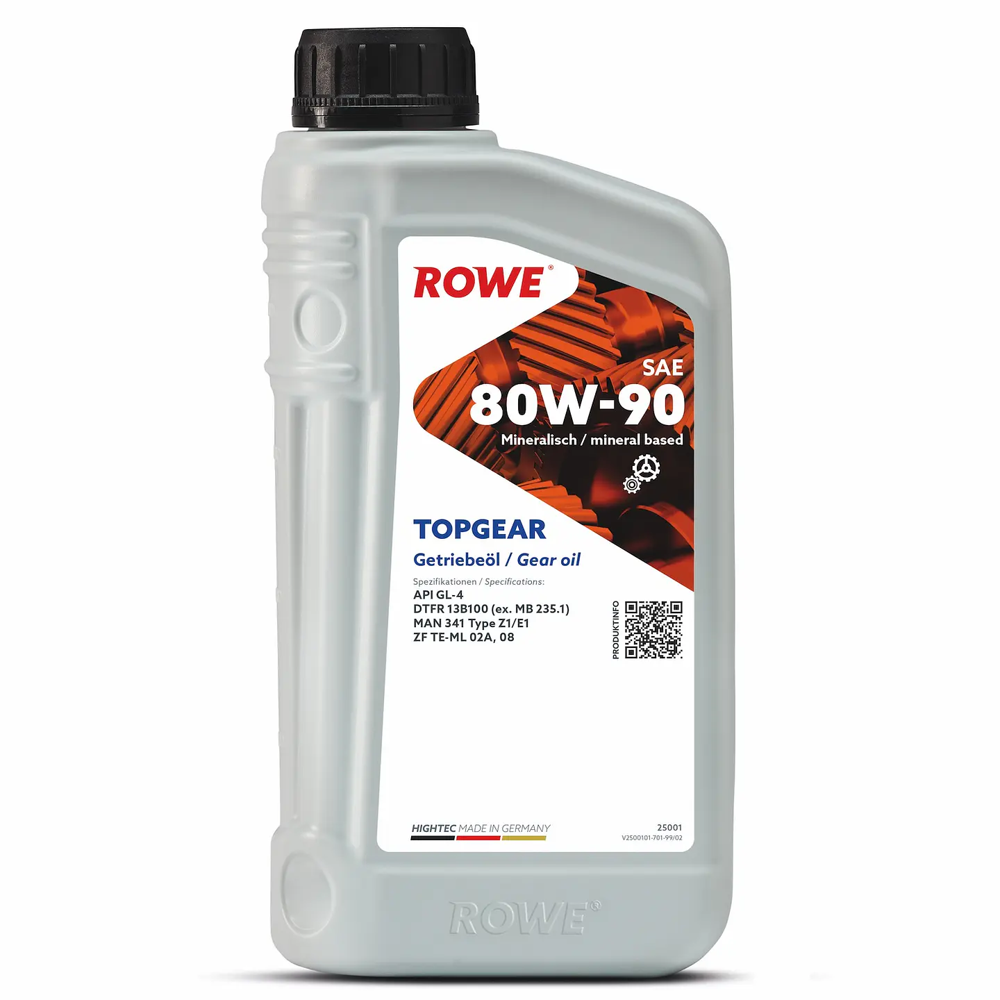 ACEITE TRANSMISION HIGHTEC TOPGEAR 80W-90 1