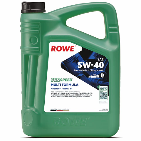 ACEITE MOTOR SUNSPEED MULTI FORMULA 5W-40