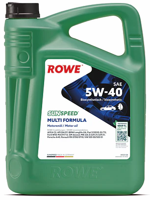 ACEITE MOTOR SUNSPEED MULTI FORMULA 5W-40