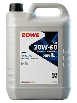 ACEITE CAMIONES GTS HIGHTEC SPEZIAL 20W-50