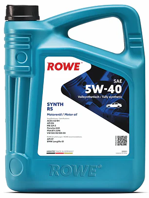 ACEITE MOTOR HIGHTEC SYNTH RS 5W-40
