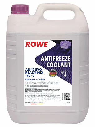 ANTICONGELANTE DILUIDO AN 12 EVO (G12 EVO) -40°C 